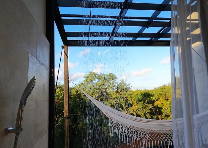 Pousada Glass Jungle With Amazing Views -10 Min Dt Playa del Carmen