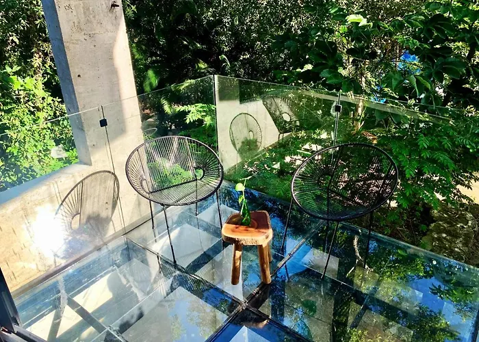 Glass Jungle With Amazing Views -10 Min Dt Pousada Playa del Carmen