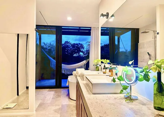 Pousada Glass Jungle With Amazing Views -10 Min Dt Playa del Carmen